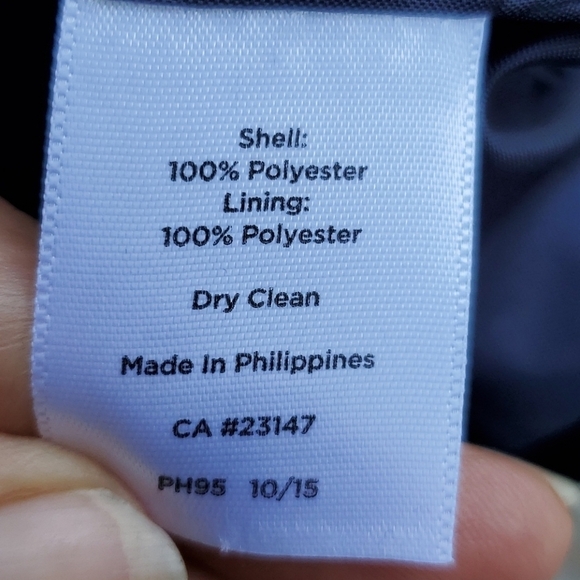 Talbot Navy Blue 2 pc Vest Suit S/P NWT Career suit - Picture 5 of 7